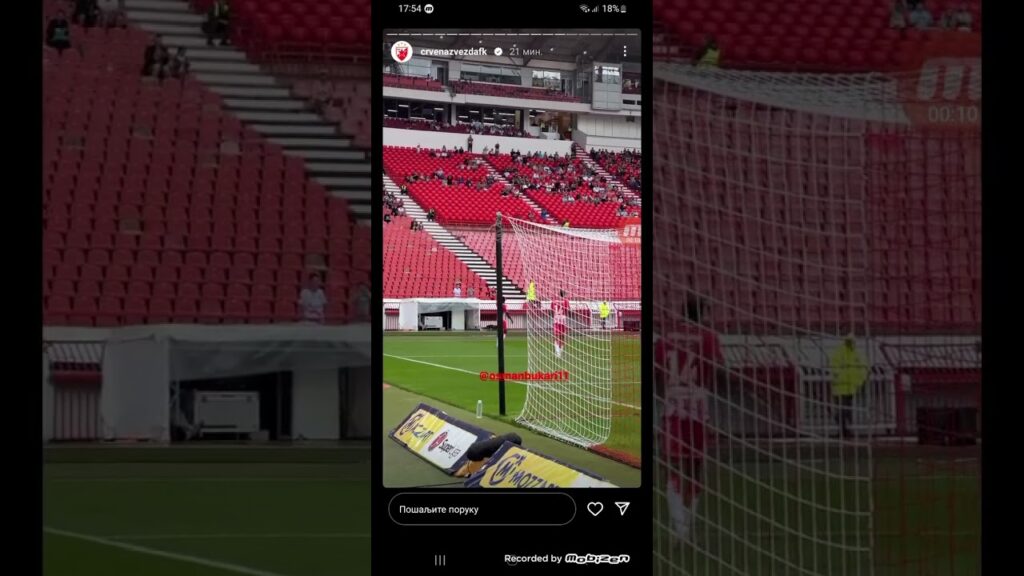 Osman Bukari⚽️ FK Crvena Zvezda 2:0 Napredak Kruševac Super Liga Srbije