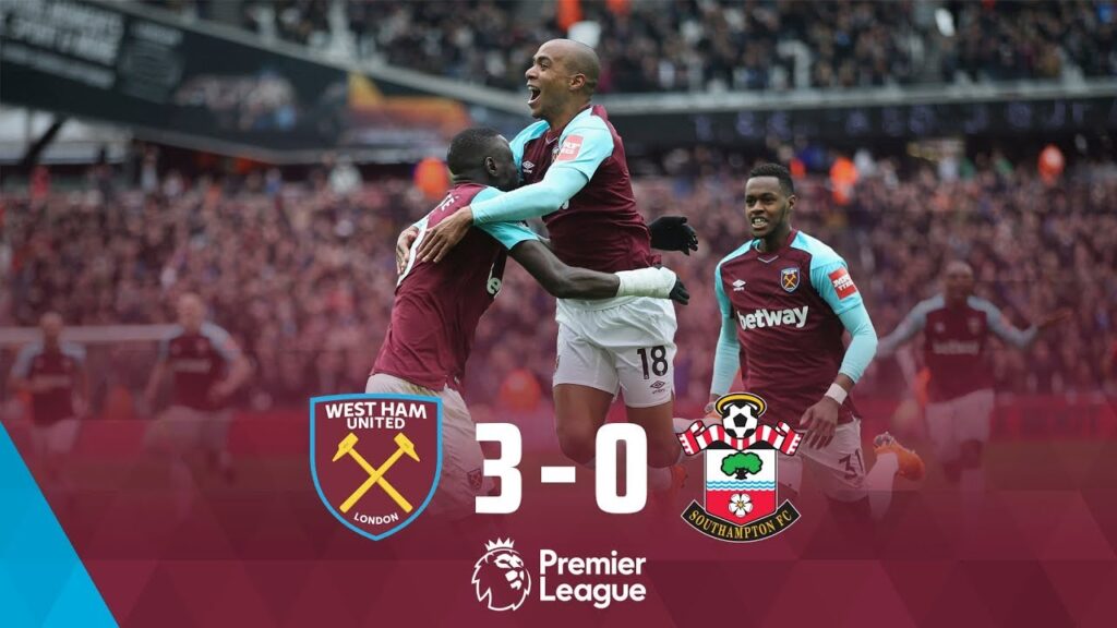 HIGHLIGHTS: WEST HAM UNITED 3-0 SOUTHAMPTON ⚒