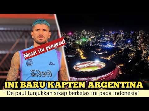 ๐ด COCOK GANTIKAN MESSI !! De paul tunjukkan aksi respect ke timnas indonesia jelang pertandingan ๐ด COCOK GANTIKAN MESSI !! De paul tunjukkan aksi respect ke timnas indonesia jelang pertandingan