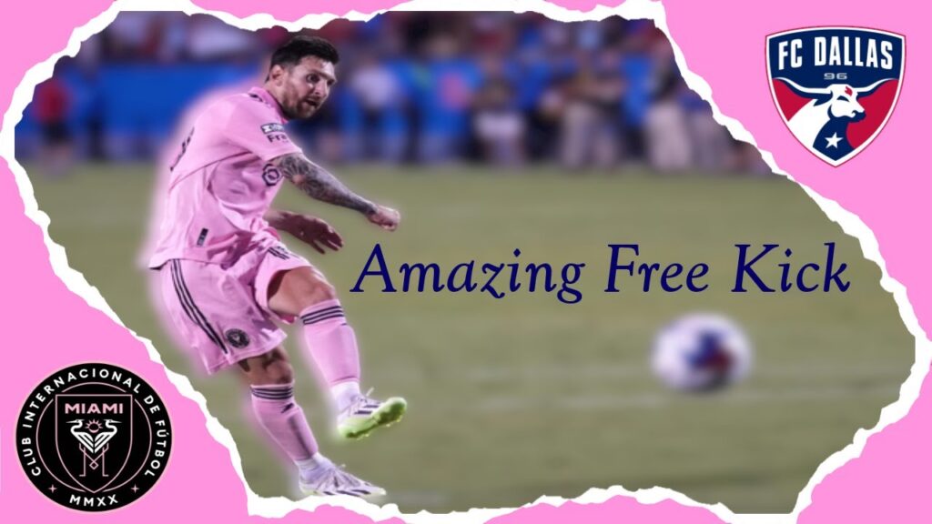 Messi Free Kick Amazing Messi Free Kick Amazing