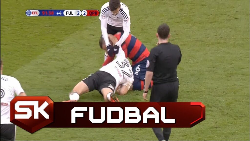 Oštar Duel Aleksandra Mitrovića sa Igračem QPR | Fulam – QPR | SPORT KLUB Fudbal Oštar Duel Aleksandra Mitrovića sa Igračem QPR | Fulam - QPR | SPORT KLUB Fudbal