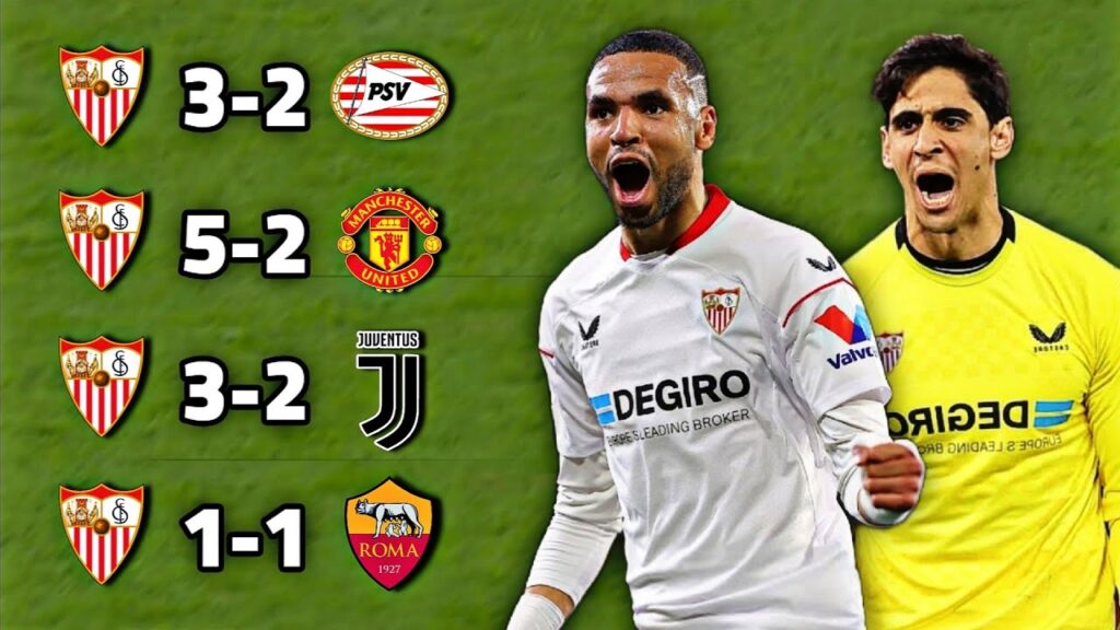 طريق اشبيلية المجنون إلى نهائي اليوروباليغ 2023 ● تألق يوسف النصيري وياسين بونو !!