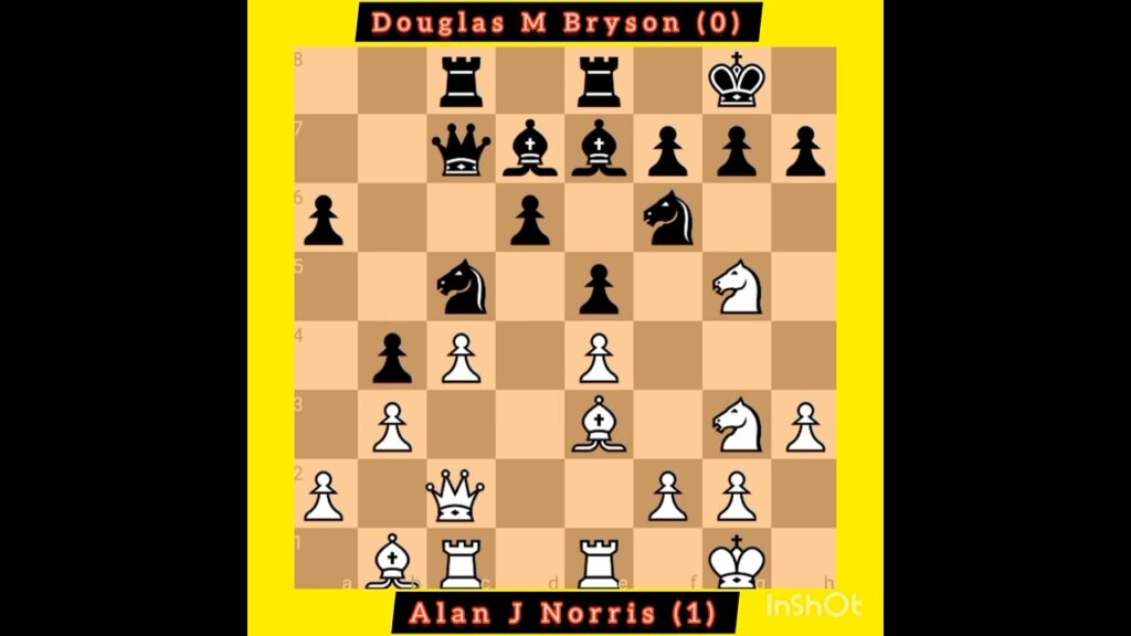 Alan J Norris vs Douglas M Bryson || Ruy Lopez: Closed || Scottish Championship, 1980 #chess