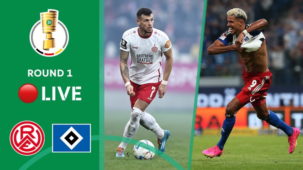 LIVE 🔴 Rot-Weiss Essen vs. Hamburger SV | DFB-Pokal 2023/24 - Round 1