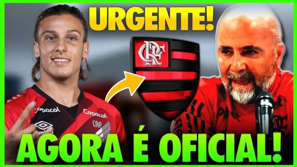 "AGORA SOU FLAMENGO!" CHORA ATLÉTICO-PR! AGUSTÍN CANOBBIO É DE SAMPAOLI! NOTÍCIAS DO FLAMENGO HOJE