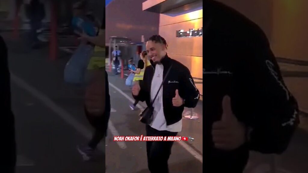 Noah #Okafor é atterrato a Milano 🇨🇭🛬 #okafor #mercatomilan #milan
