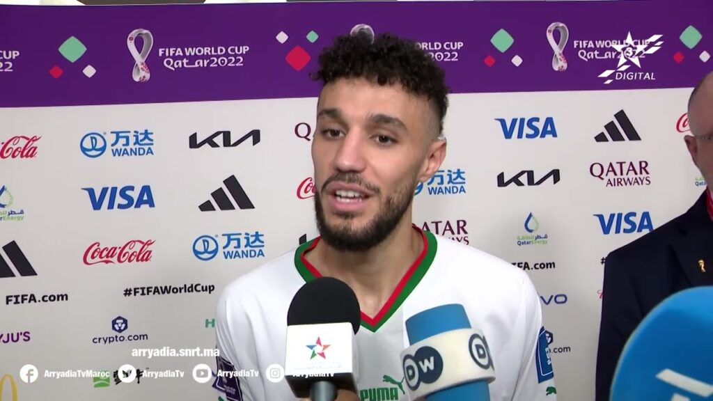 🎙️| #نصير_المزراوي لاعب المنتخب الوطني المغربي بعد التأهل إلى دور ال16 "