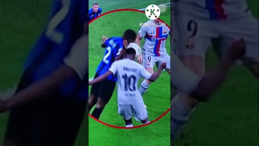 PENAL CLARO POR MANO DE DUMFRIES! ROBO EN EL INTER 1-0 BARCELONA