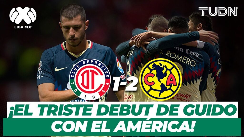 ¡SE VOLVIÓ LOCO! Guido Rodríguez debutó con expulsión en América | Toluca vs América - AP2017 | TUDN