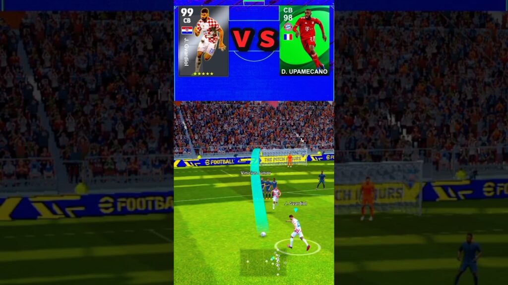 Josko Gvardiol🇭🇷  🆚  Dayot Upamecano🇫🇷 😷😶‍🌫️🤥😵‍💫 #efootball #football #defence