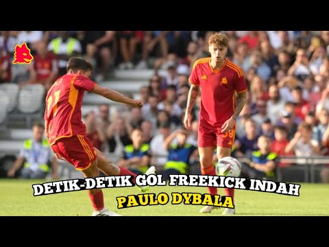 Momen Gol Tendangan Bebas Dybala Saat Laga Toulouse vs AS Roma