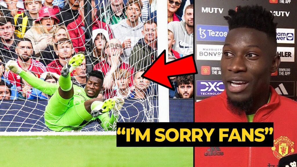 🔥 HIS MISTAKES? Andre Onana's reaction after conceding a goal vs Lens | Manchester United News