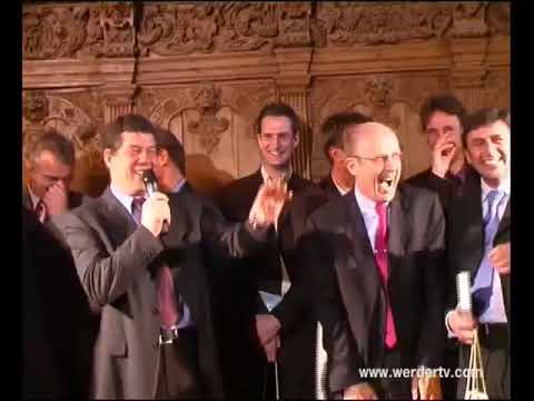 Otto Rehhagel: „Unsere Frauen haben uns immer die Stange gehalten"   Werder TV Hünniger*