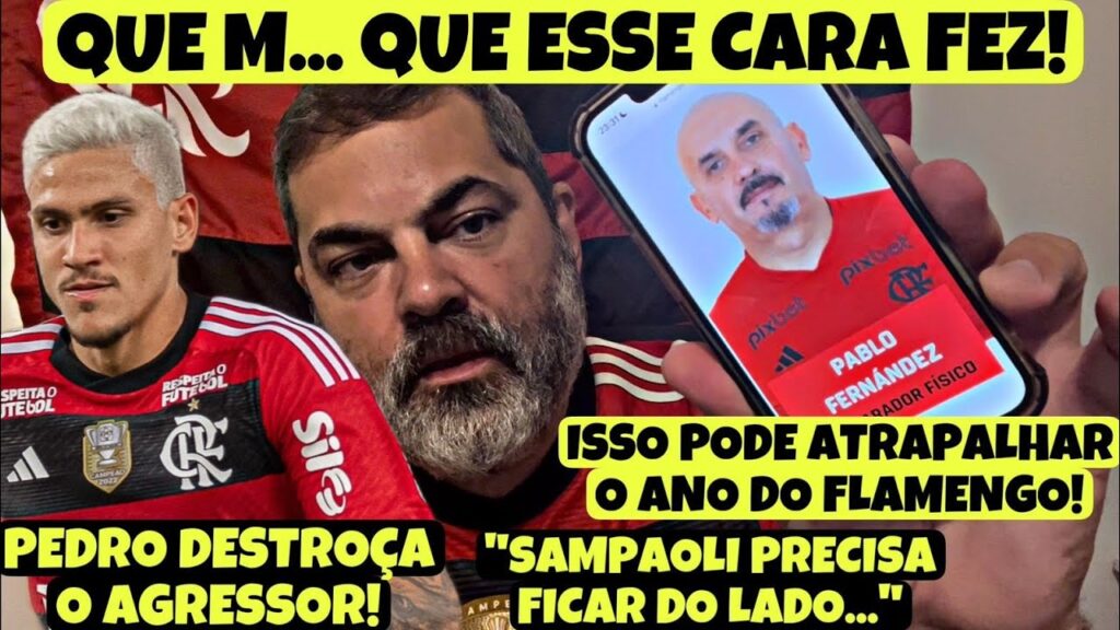 PEDRO SE MANIFESTA CONTRA AGRESSOR! JOGADORES AVISAM QUE Ñ TREINAM SE Ñ FOR DEMITIDO! SAMPAOLI TEM…