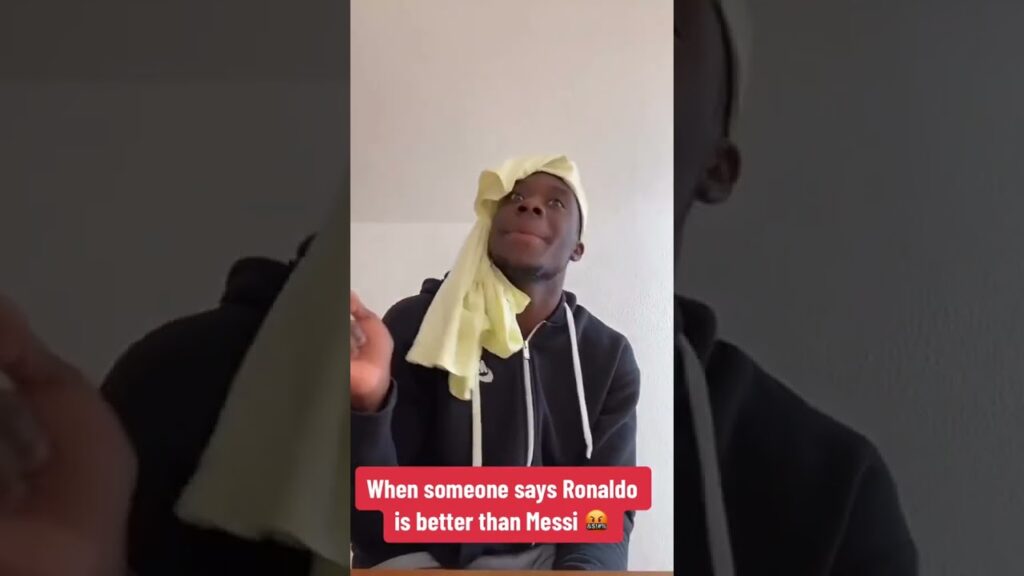 When someone says Ronaldo is better than Messi 🤬 #alphonsodavies