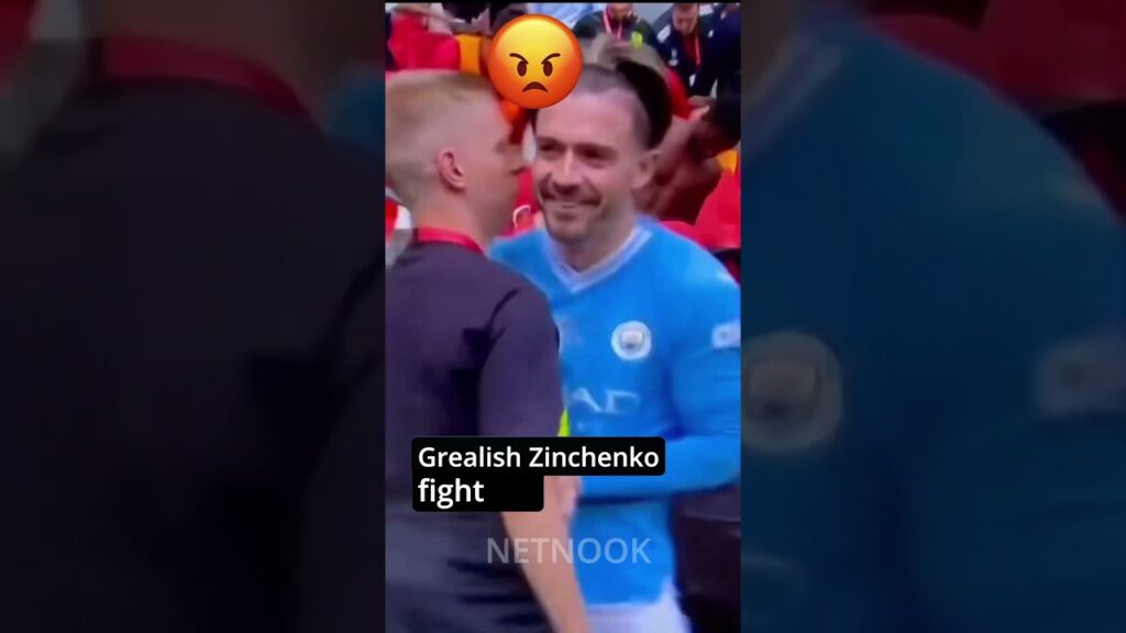 Zinchenko and Grealish fight 😡 #shorts #zinchenko #grealish