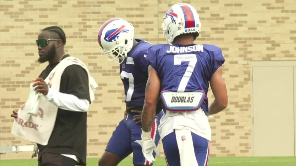 McDermott speaking on Taron Johnson's game; 'He's a dog'