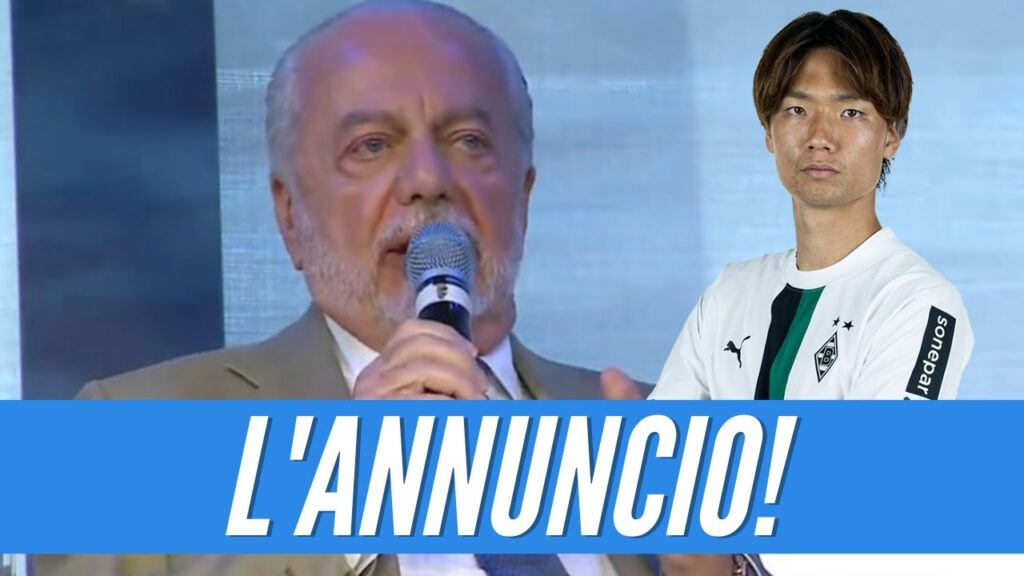 ITAKURA AL NAPOLI? SENTITE COSA HA DETTO DE LAURENTIIS IN CONFERENZA STAMPA!