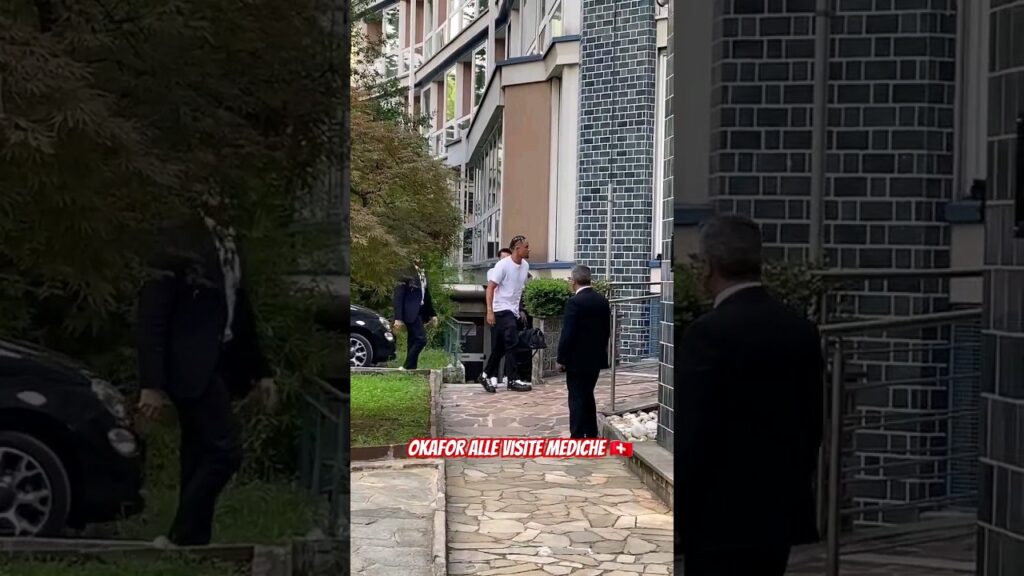 Noah #Okafor alle visite mediche con il @ACMilan #mercatomilan #milan