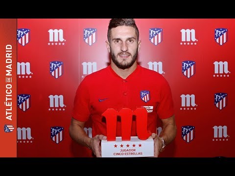 Koke, #Jugador5EstrellasATM de agosto | Koke is our August #Jugador5EstrellasATM player of the month