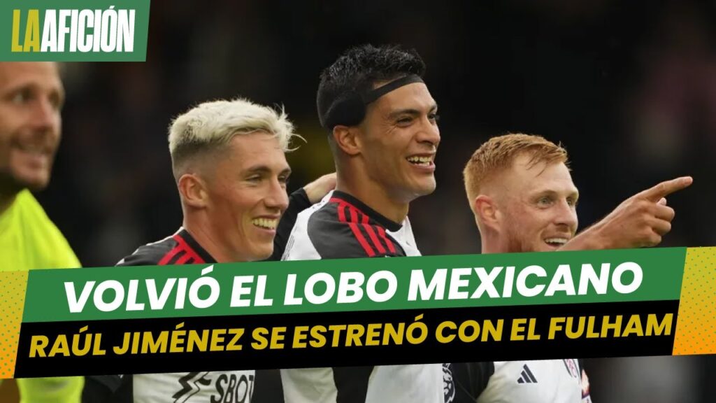 Raúl Jiménez se estrena como goleador con el Fulham en partido amistoso