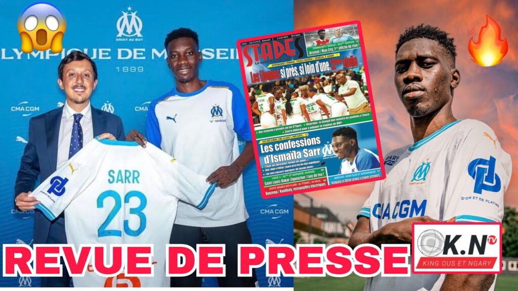 📰: ISMAILA SARR promet du feu au fans MARSEILLAIS avec Illimane & Aubameyang : Le Barça fait sa de