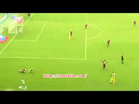 Torino defender Kamil Glik is booked for a ridiculous acrobatic dive v Chievo