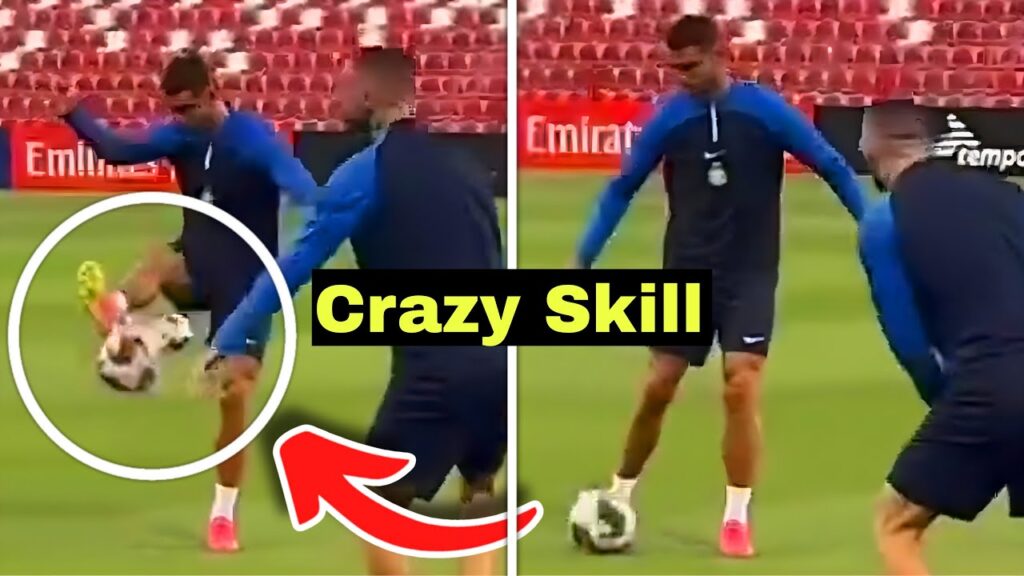 WHAT A SKILL 🔥RONALDO TRAINING SESSION WITH AL NASSR