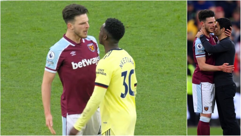 Declan Rice vs Arsenal Over the Years.