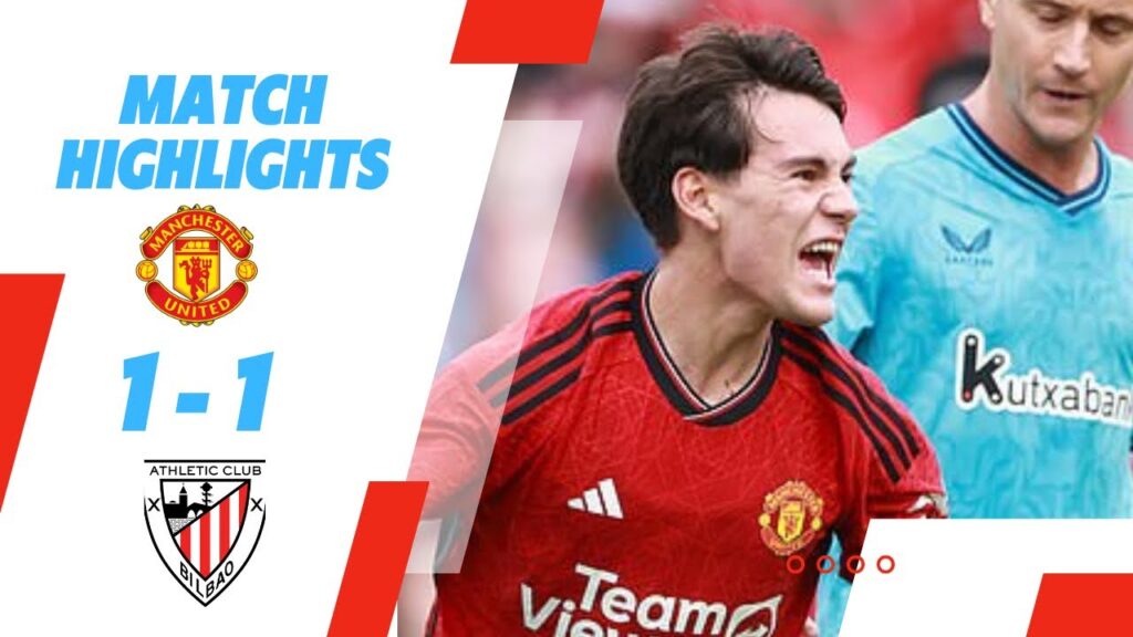 Manchester United FC vs Athletico Bilboa Full match video highlights - Club Friendly