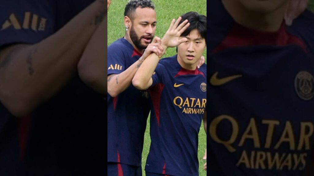 NEYMAR JA FEZ AMIZADE COM LEE KANG IN NO PSG #shorts