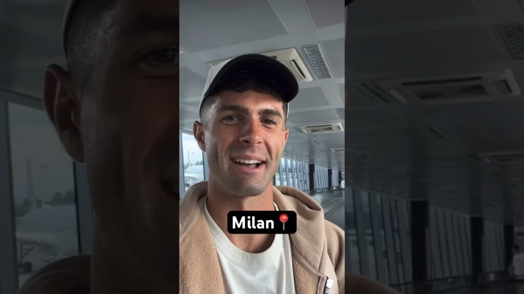 Christian Pulisic 🇺🇸 arrives to Milan 🇮🇹