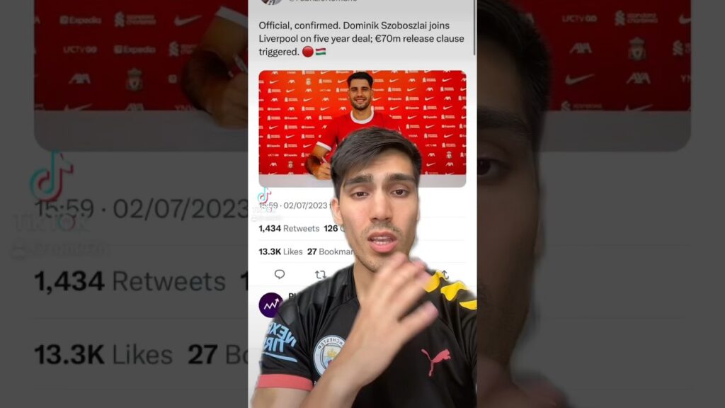 WTF LIVERPOOL SIGNED WHO⁉️👀 #football #shorts