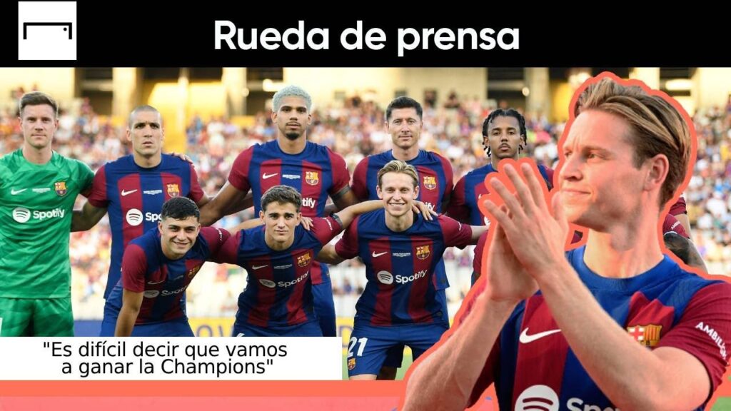 "Es difícil decir que vamos a ganar la Champions" | La autocrítica de Frenkie de Jong