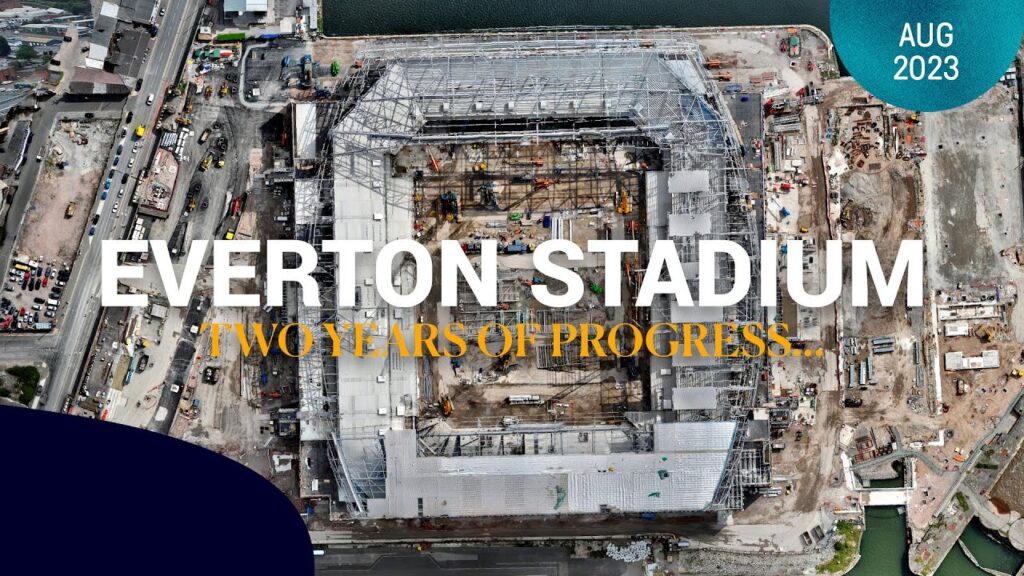TWO YEARS OF PROGRESS AT EVERTON STADIUM! TWO YEARS OF PROGRESS AT EVERTON STADIUM!