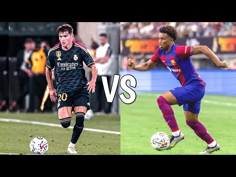 Fran Garcia vs Alejandro Balde pre season