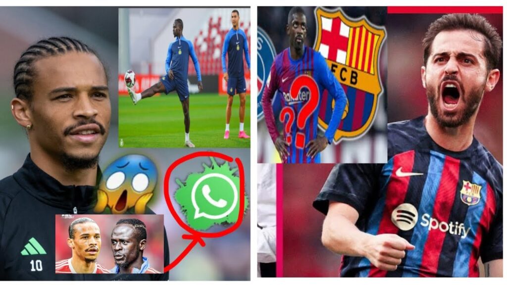 Leroy Sané envoie Un message à Sadio Mané Via WhatsApp " Les révélations de Bakary Cissé".. PSG..