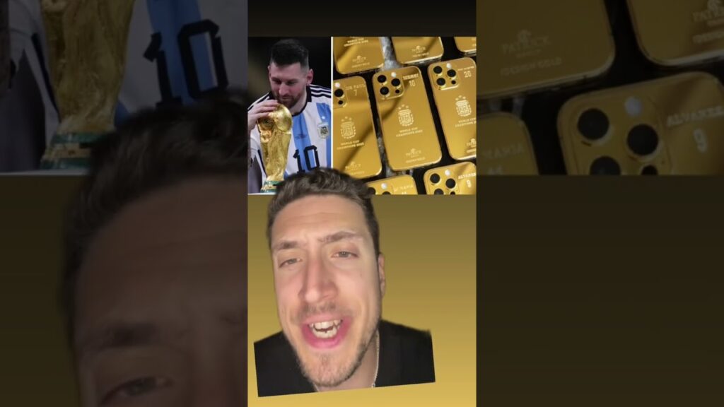 RICONOSCETE IL SUO TELEFONO? 📱🏆🤩 #calcio #montiel #messi #europaleague #qatar2022