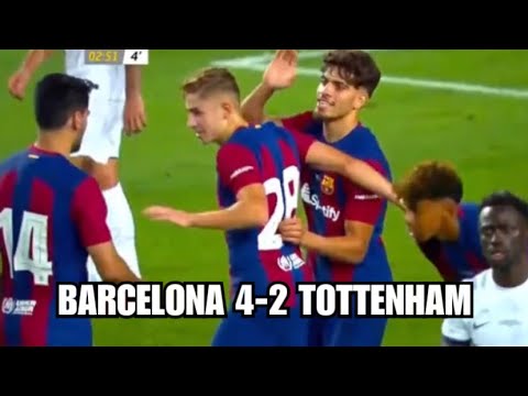 Abde Ezzalzouli GOAL Barcelona vs Tottenham Hotspur