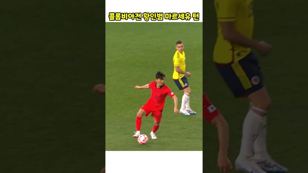 황인범 콜롬비아전 마르세유 턴