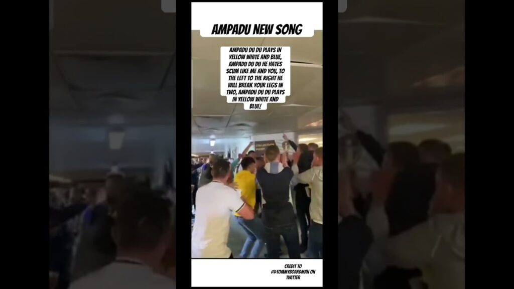 Ampadu new chant after he smashed his debut 👏 #lufc