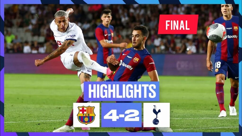 Barcelona Win Joan Gamper Trophy For 11th Consecutive Year, Depay Scores Twice In Win Over Tottenham