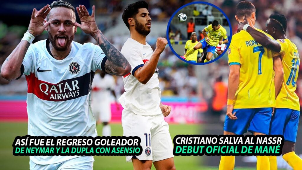 Así FUE el TREMENDO REGRESO de NEYMAR, HACIENDO MAGIA junto a MARCO ASENSIO