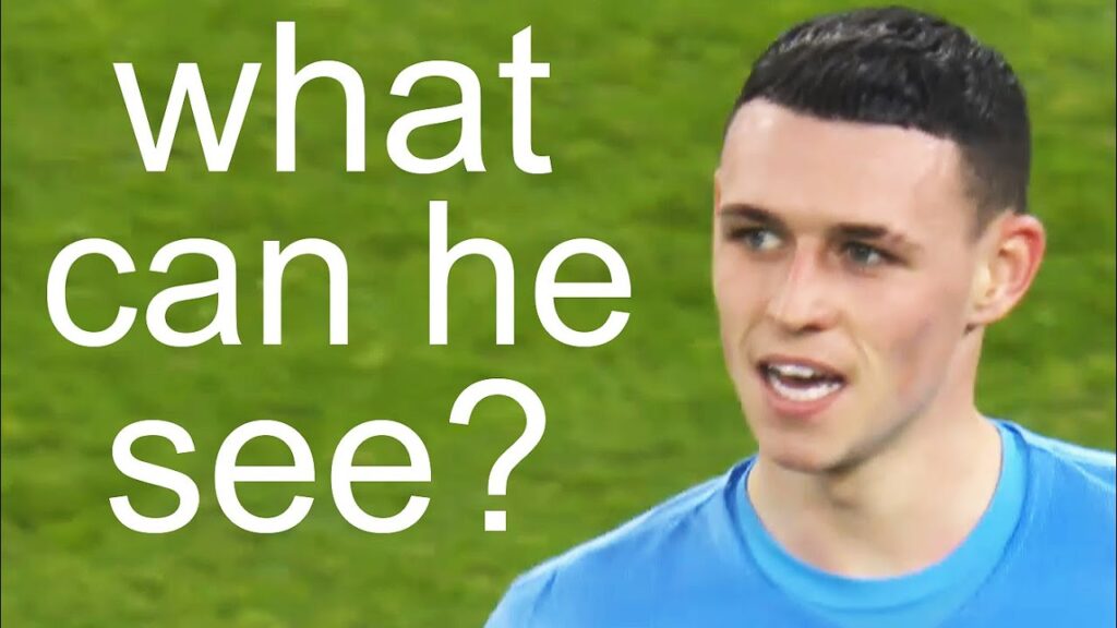 Phil Foden's no look shots are really weird...