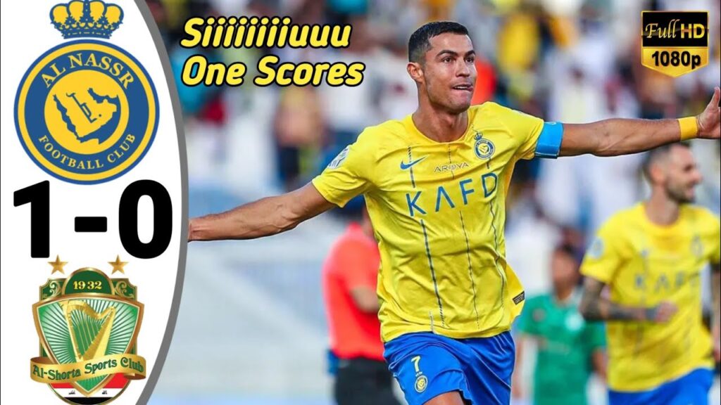 Al Nassr vs Al Shorta 1-0 | Ronaldo goal to Final | Al Nassr Tadi Malam