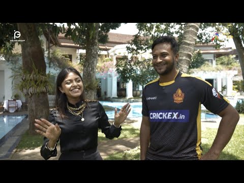 No 1 All-rounder Shakib Al Hasan shares his experience in Sri Lanka with Yohani | LPL 2023