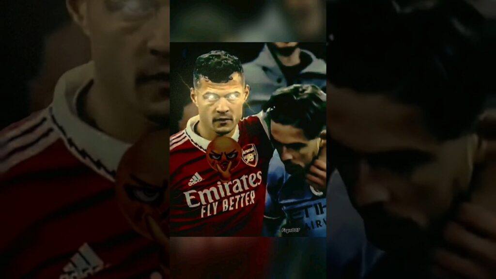 Granit xhaka 👿, #granitxhaka #arsenal #footballedits #youtubeshorts #subscribe