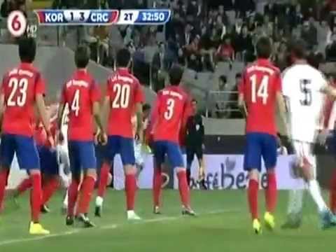 Oscar Duarte - Corea del Sur vs Costa Rica 1- 2 Amistoso