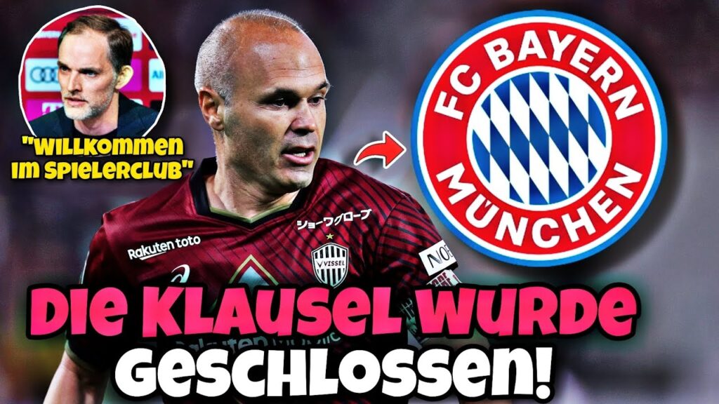 BOMBE! BESTÄTIGT! INIESTA BEIM BAYERN DE MÜNCHEN!! Neuigkeiten zum FC Bayern München