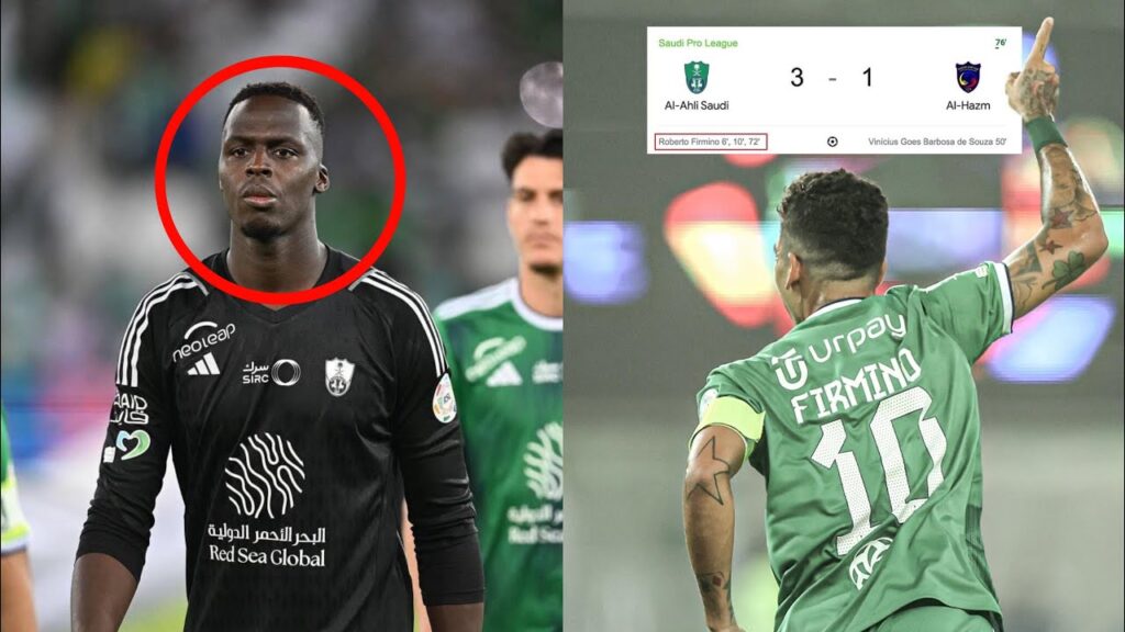 Regardez la passe magnifique de Édouard Mendy vers firminho